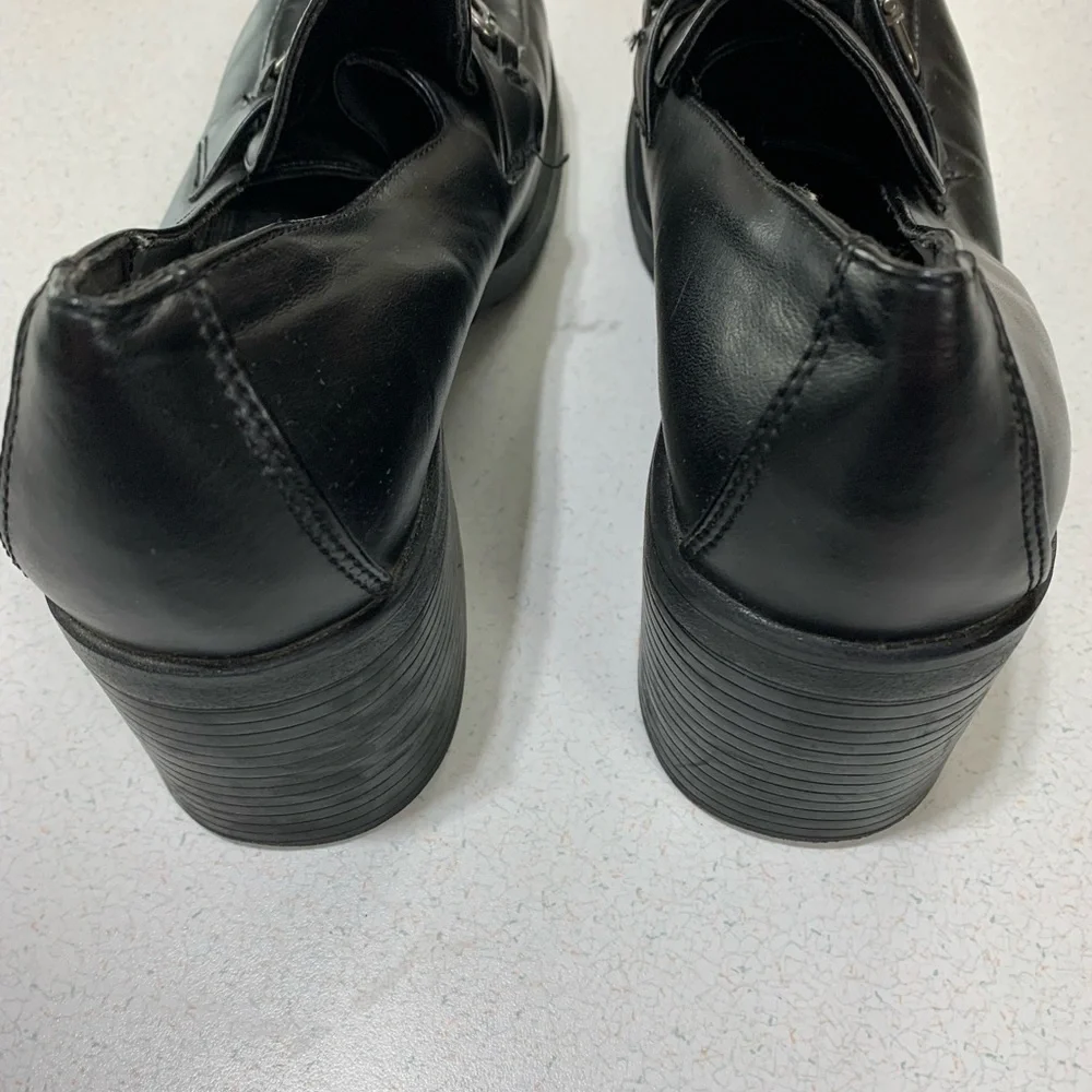 Vintage Lower East Side Heels Women Chunky Lug Sole Platform Whimsigoth Shoes